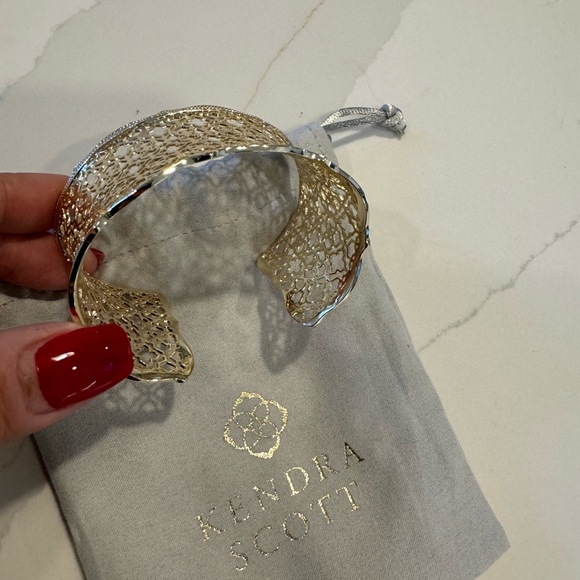 Kendra Scott Gold Cuff Bracelet - Picture 6 of 8